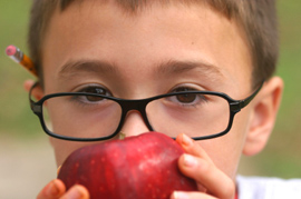 Boy with Apple